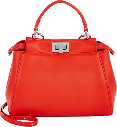 fendi red peekaboo|fendi peekaboo for sale.